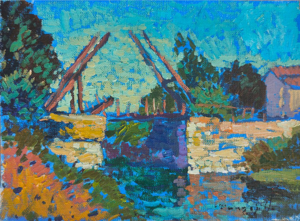 Le pont animé du canal - Alexander Shandor