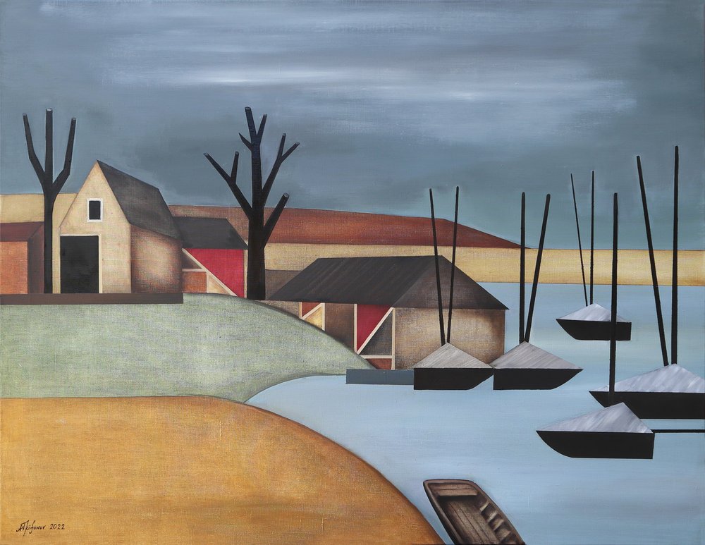 Le port paisible du village - Alexander Trifonov