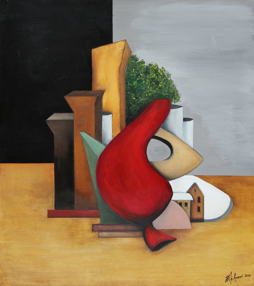 Ville géométrique rouge - Alexander Trifonov