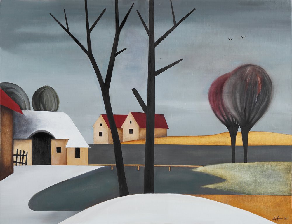 Paysage hivernal serein - Alexander Trifonov