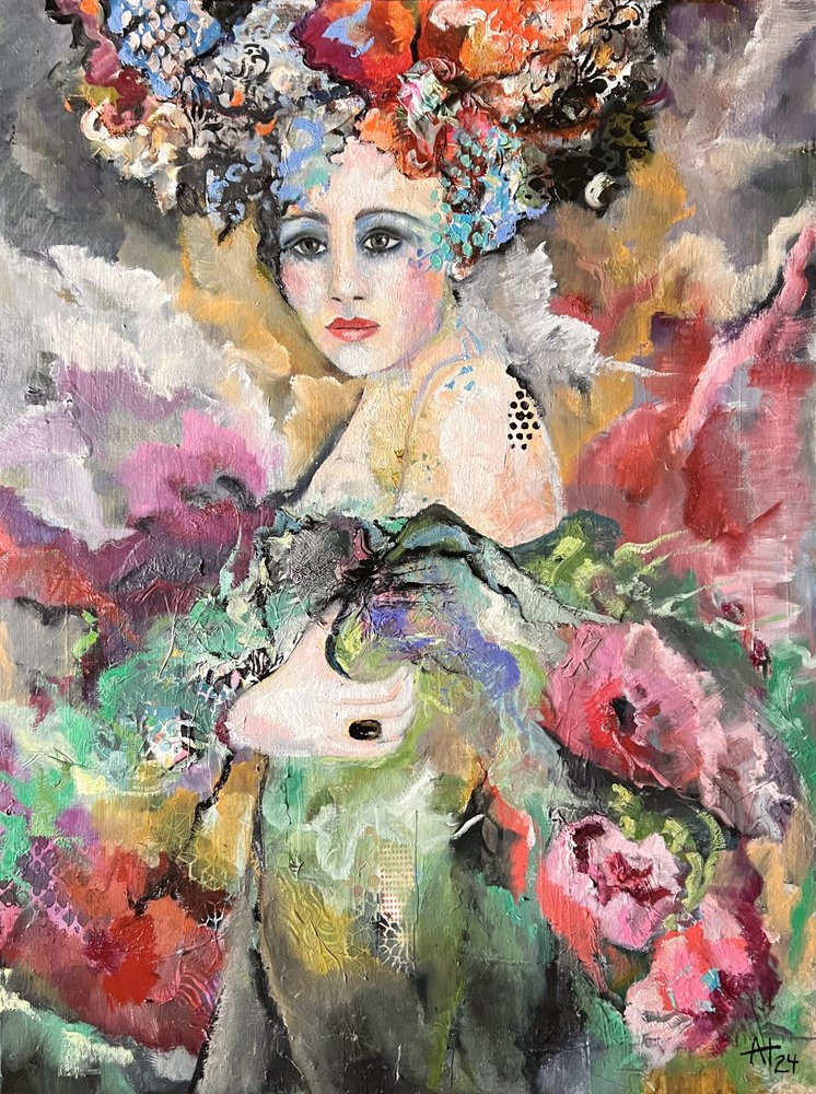 Portrait floral éthéré - Alexandra Higgins