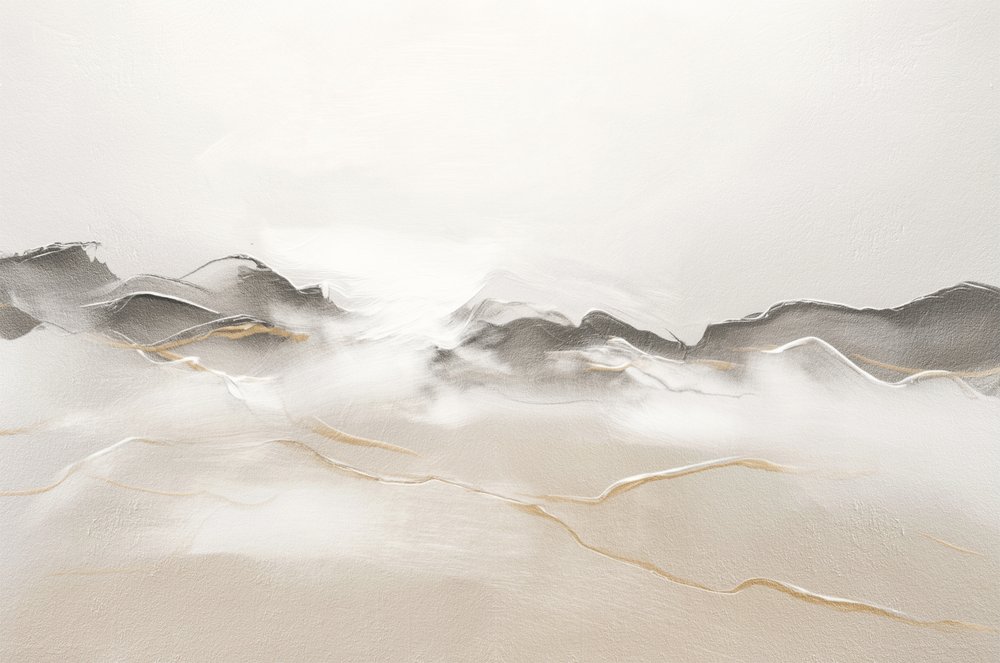 Paysage doré (abstrait) - Alma