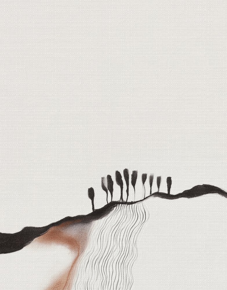 Sentier abstrait sur la crête - Alma