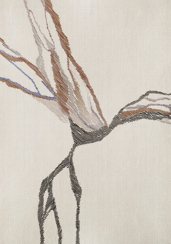 Lignes abstraites fluides - Alma