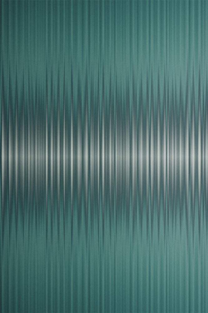 Vagues de lumière bleu sarcelle - Alma