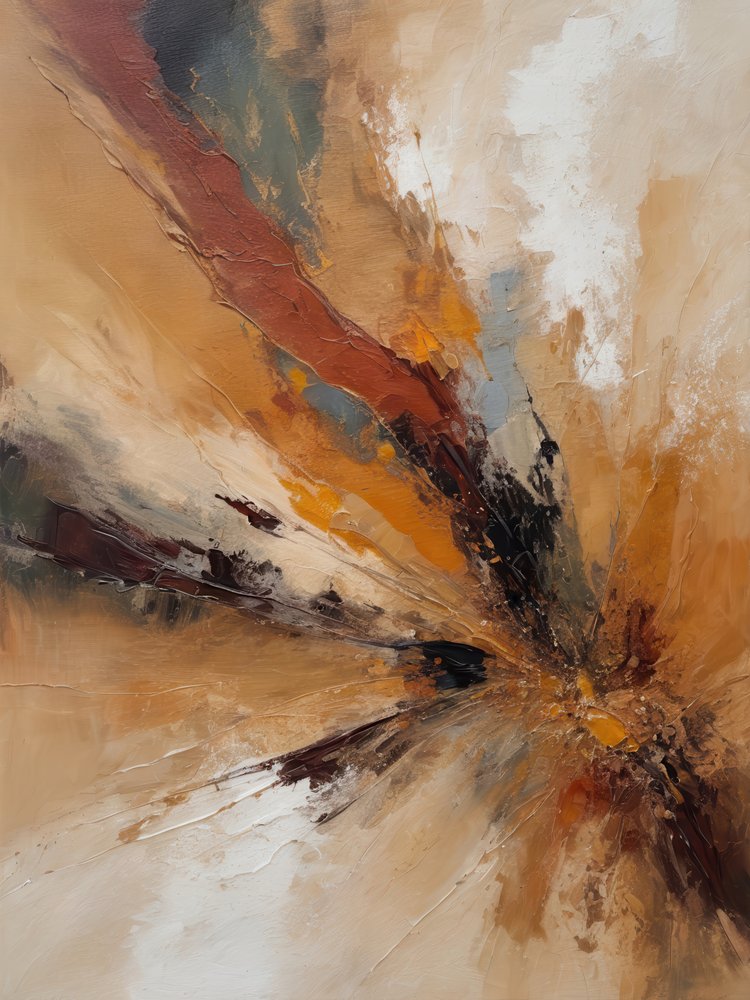 Explosion abstraite et flamboyante - Alpenglow Workshop