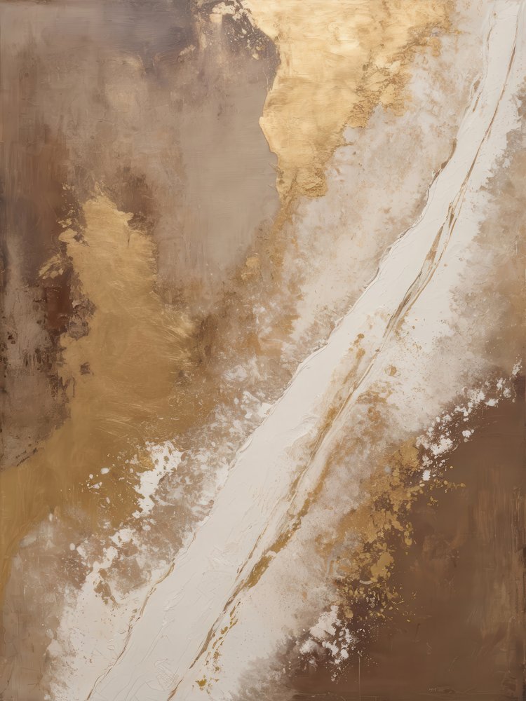 Flux abstrait doré - Alpenglow Workshop
