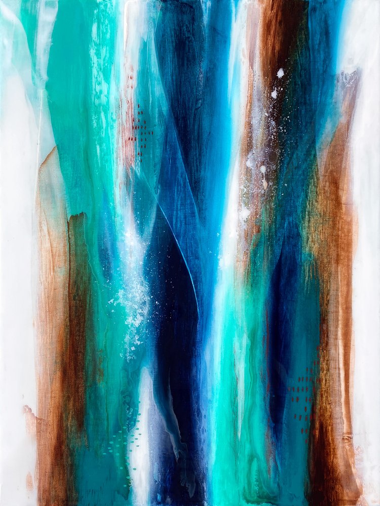 Des bleus et des bruns fluides - Alyson Storms