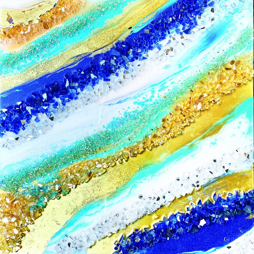 Flux bleu et or étincelant - Alyson Storms