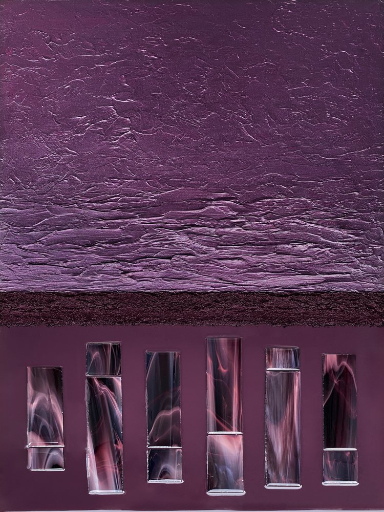 Cylindres violets texturés - Alyson Storms