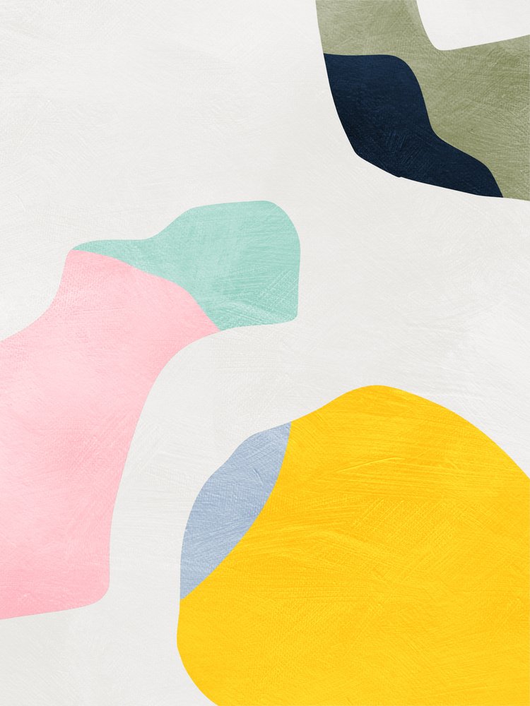 Formes minimalistes aux couleurs pastel - Ana Rut Bre