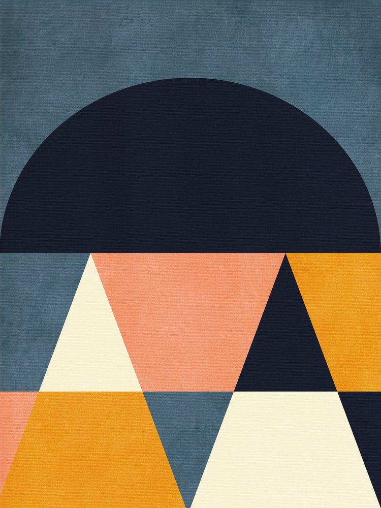 Rainbow Plus Shapes  Bleu moutarde 4 - Ana Rut Bre