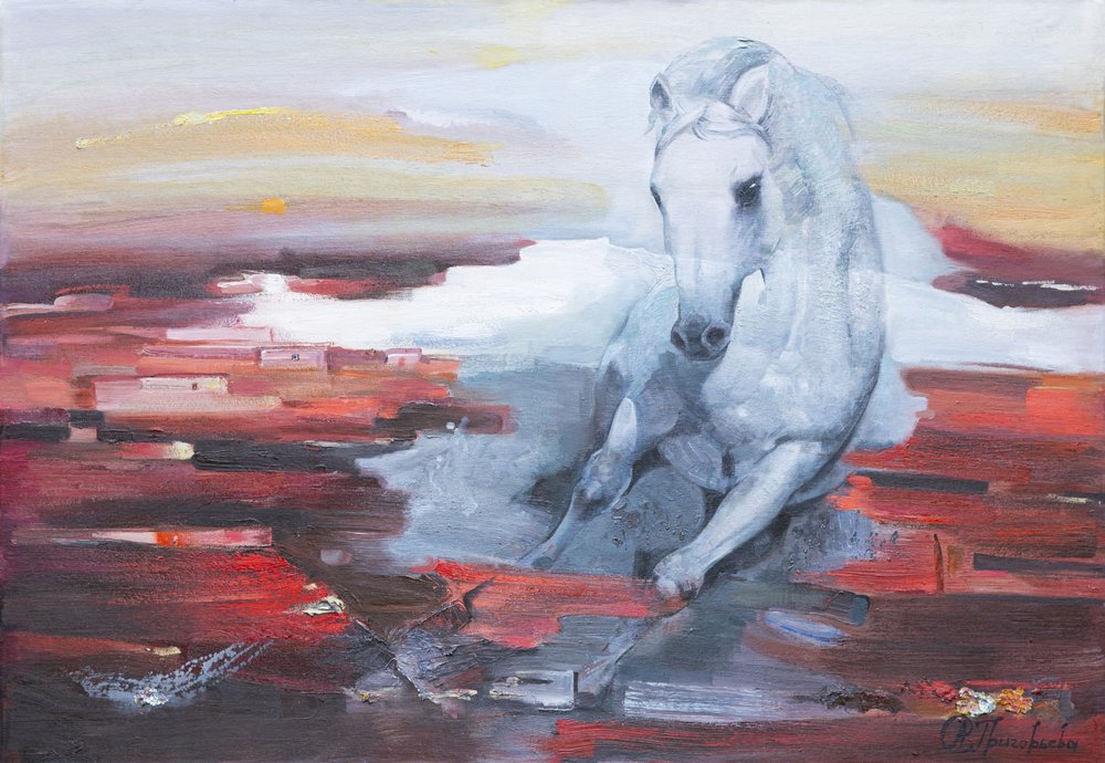White Horse Red Energy - Anastasiia Grygorieva