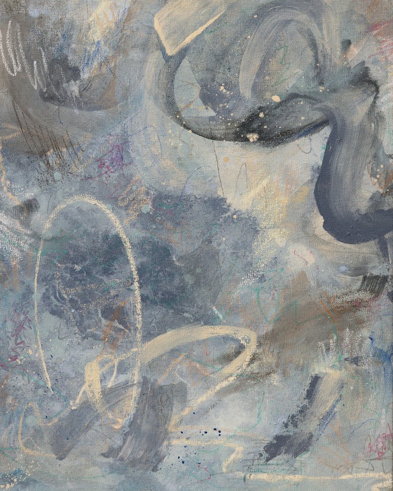 Abstrait bleu serein - Anastasiya Devochkina