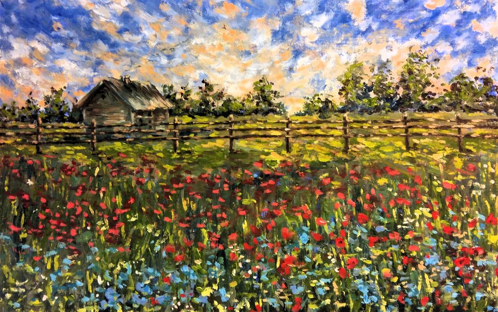 Paysage champêtre - Anda Bieza