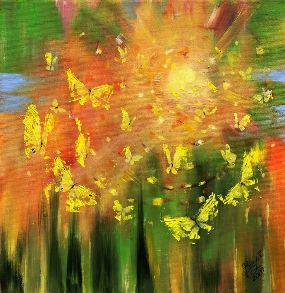 Papillons dorés : Lueur du soleil - Anda Bieza