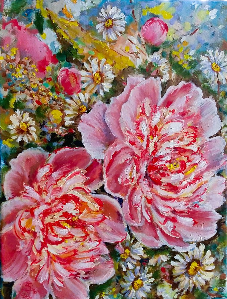 Un jardin de pivoines aux couleurs éclatantes - Anda Bieza