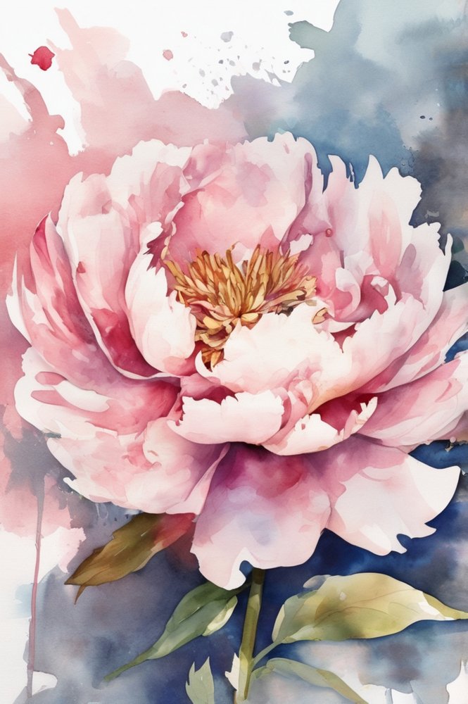 Fleur de pivoine à l