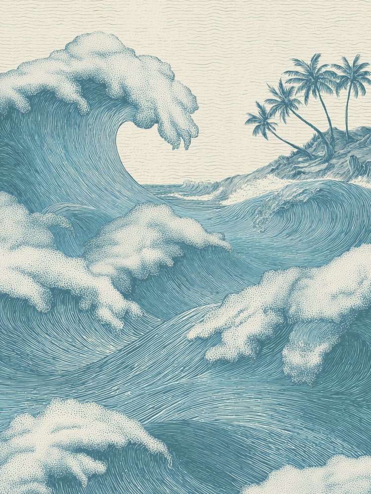 Vagues tropicales déferlantes - Andreas Magnusson