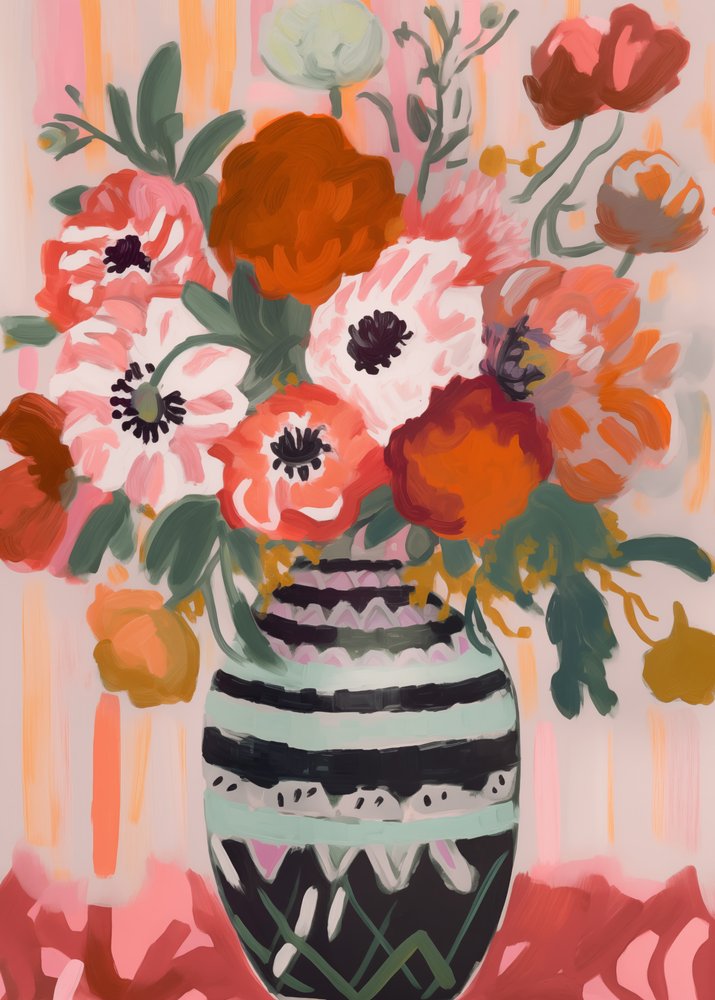 Bouquet floral éclatant - Andreas Magnusson