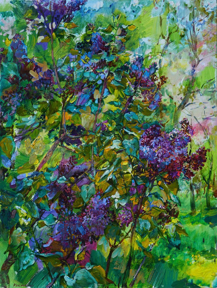 Des lilas violets en fleurs - Andrii Kutsachenko