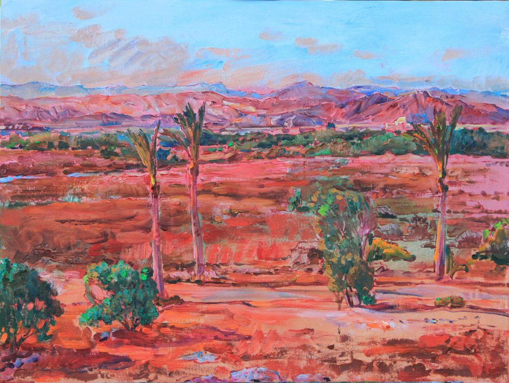Desert Palm Vista - Andrii Kutsachenko