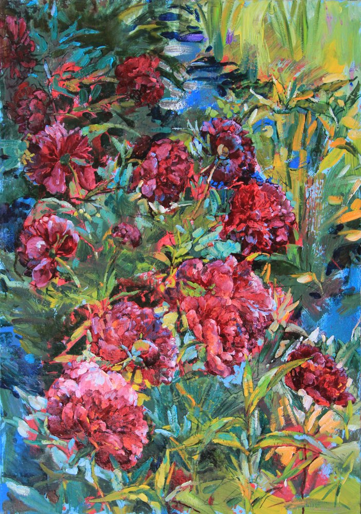 Fleurs éclatantes du jardin - Andrii Kutsachenko
