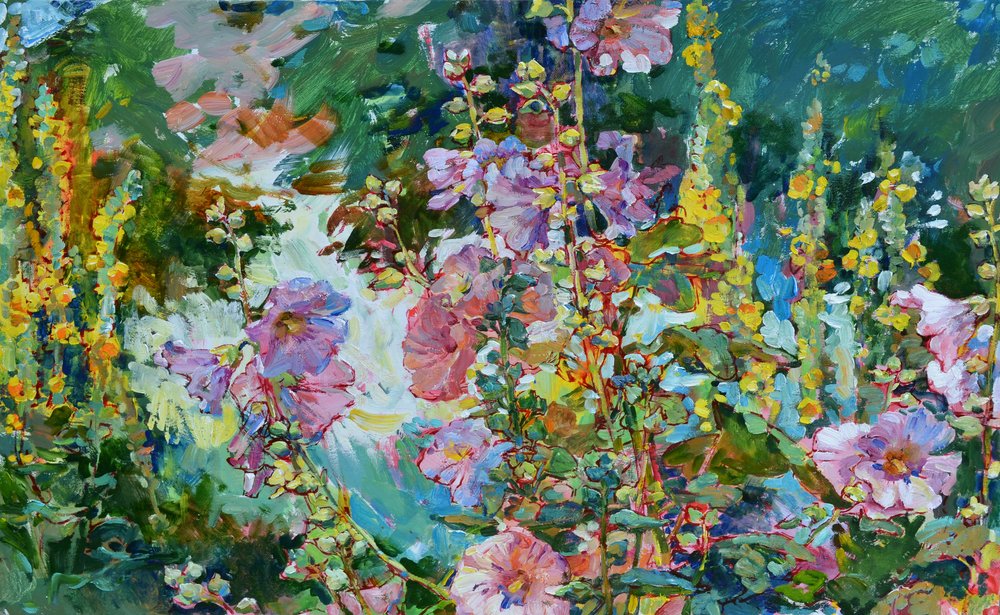 Vibrantes fleurs de jardin - Andrii Kutsachenko