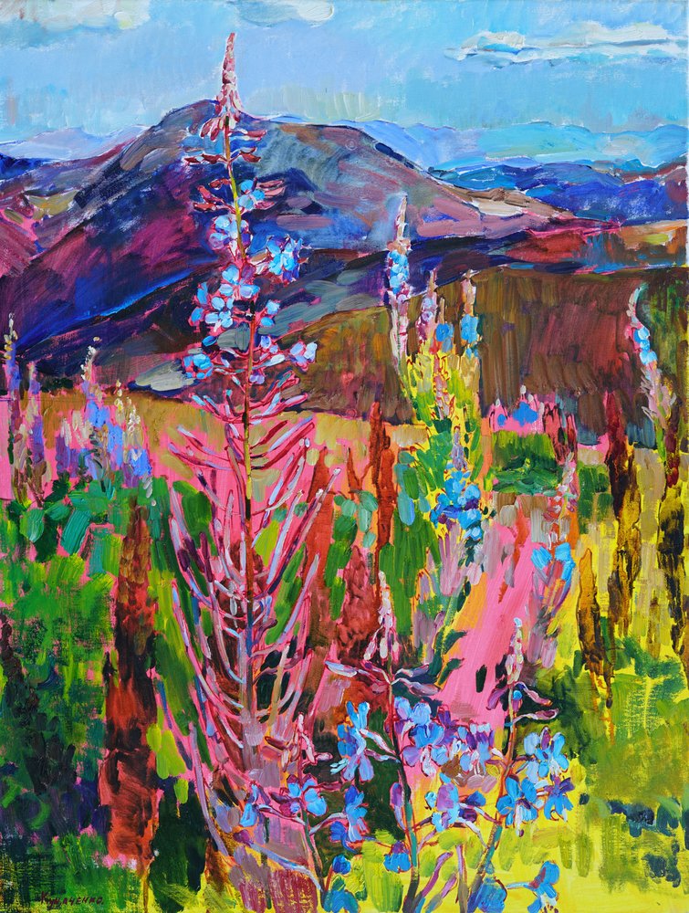 Fleurs de montagne aux couleurs éclatantes - Andrii Kutsachenko