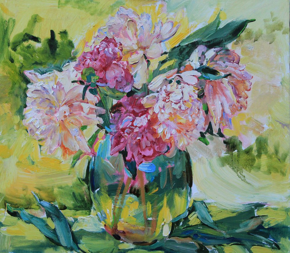 Bouquet de pivoines aux couleurs éclatantes - Andrii Kutsachenko