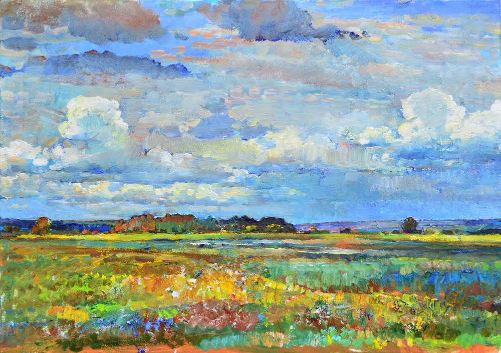Un ciel éclatant au-dessus des champs - Andrii Kutsachenko