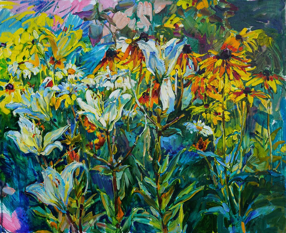 Un jardin estival haut en couleur - Andrii Kutsachenko