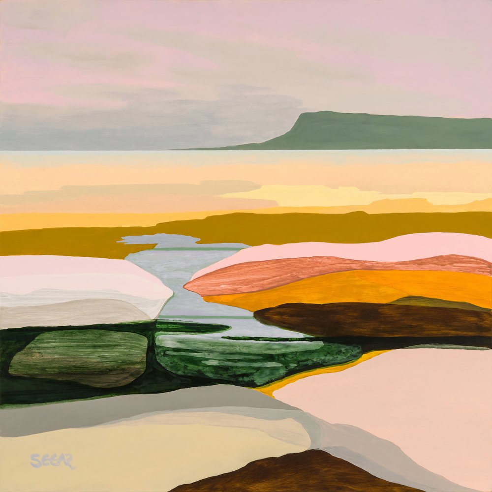 Paysage abstrait serein - Angela Seear
