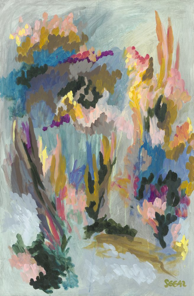 Abstrait floral éclatant - Angela Seear