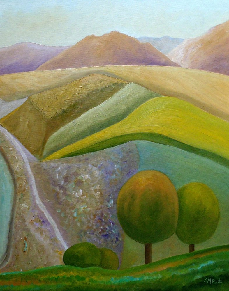 Résumé : Collines champêtres - Angeles M. Pomata
