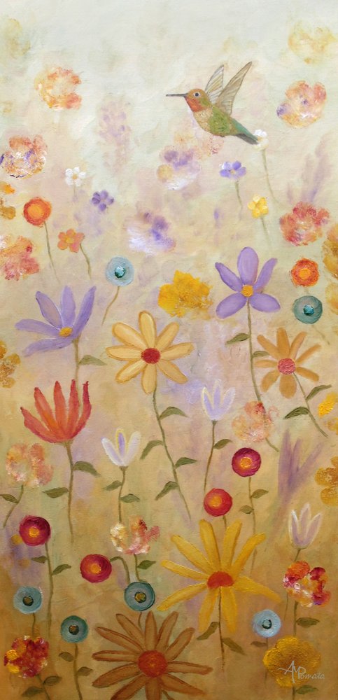 Le jardin des colibris heureux - Angeles M. Pomata