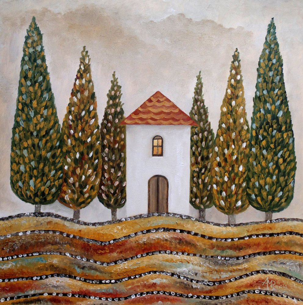 Maison en cyprès de Toscane - Angeles M. Pomata