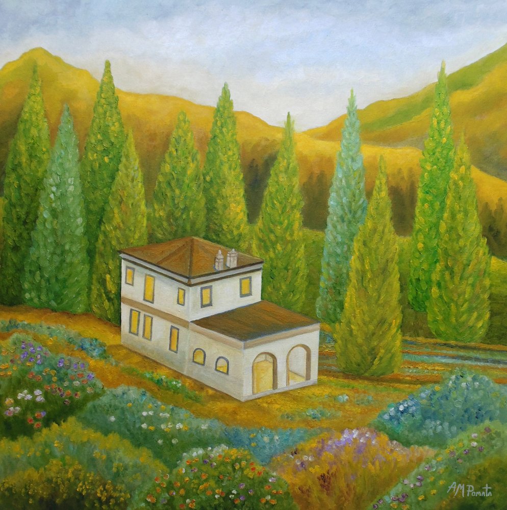 Maison à flanc de colline en Toscane - Angeles M. Pomata