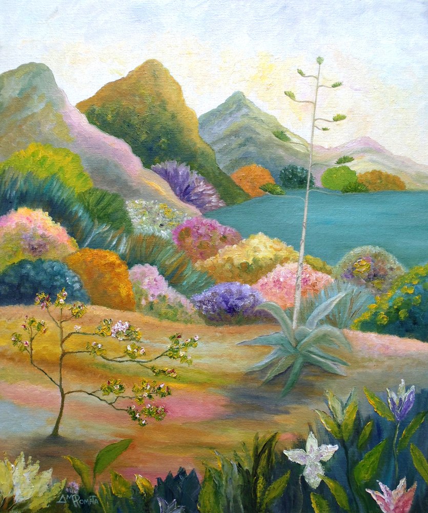 Un paysage désertique éclatant - Angeles M. Pomata