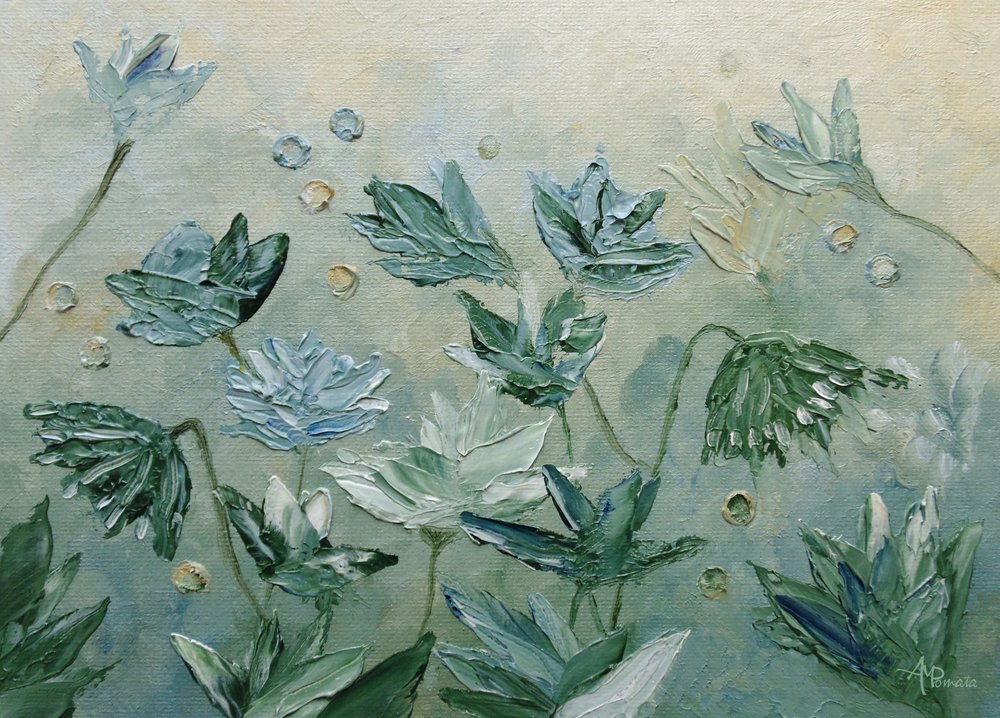 Fleurs du jardin aquatique - Angeles M. Pomata