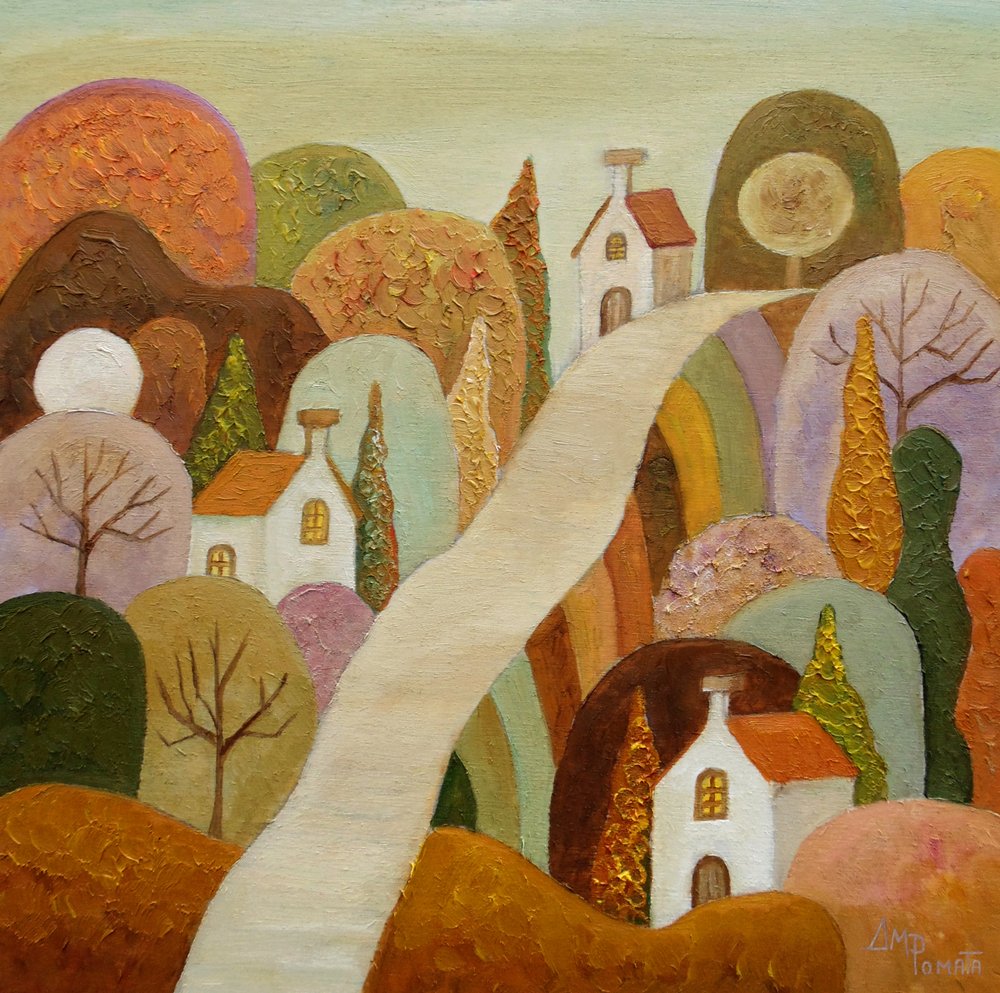 Le sentier fantaisiste du village - Angeles M. Pomata
