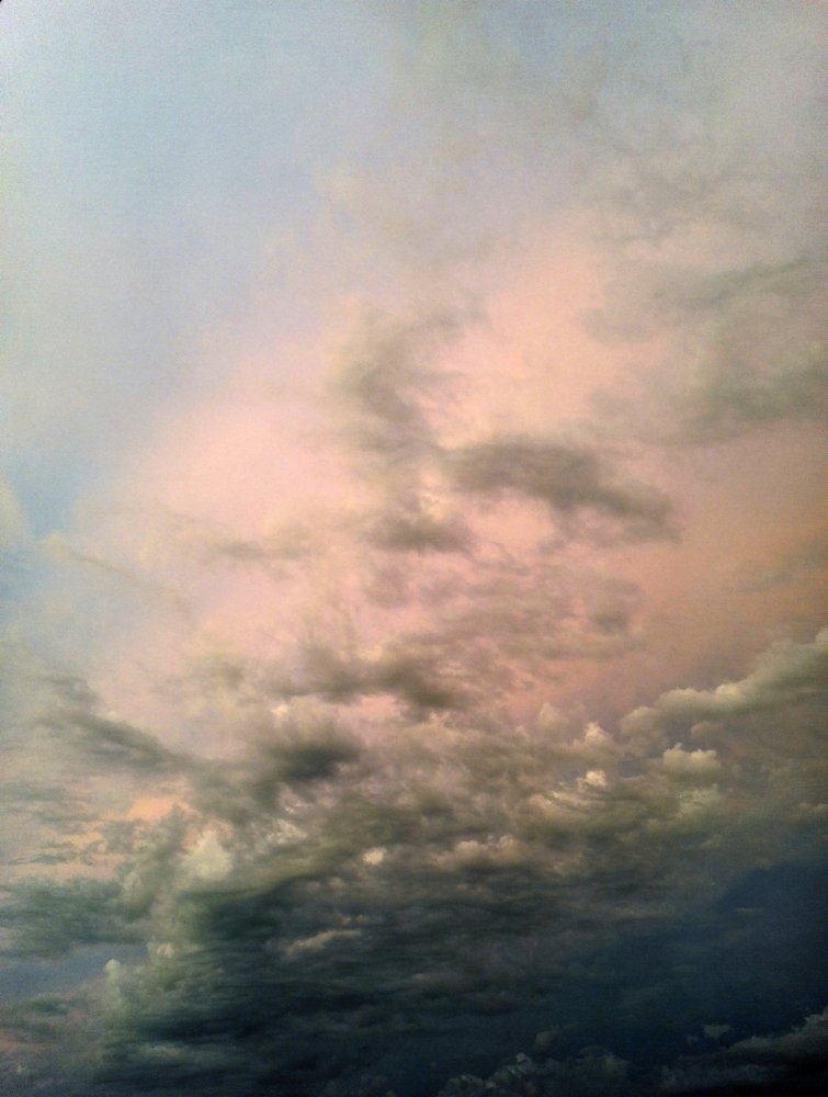 Ciel rose orageux - Angelo Cerantola