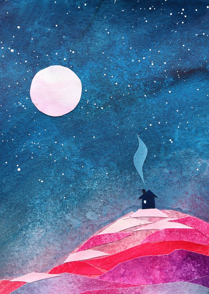 Une maison douillette sous la lune - Ania Witwitzka