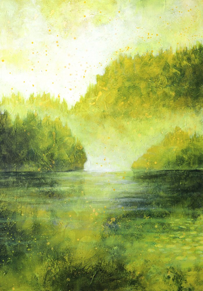 La rivière Misty Green - Ania Witwitzka