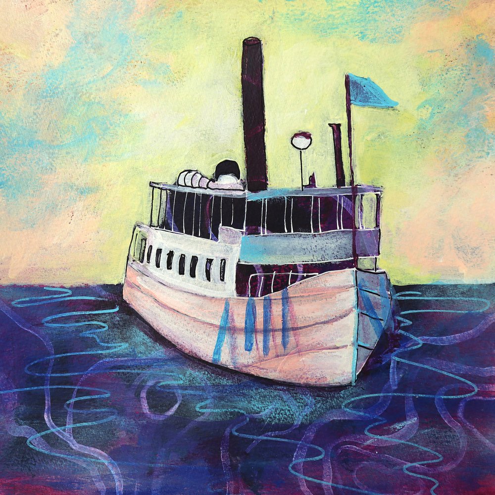 Charmant bateau fluvial - Ania Witwitzka