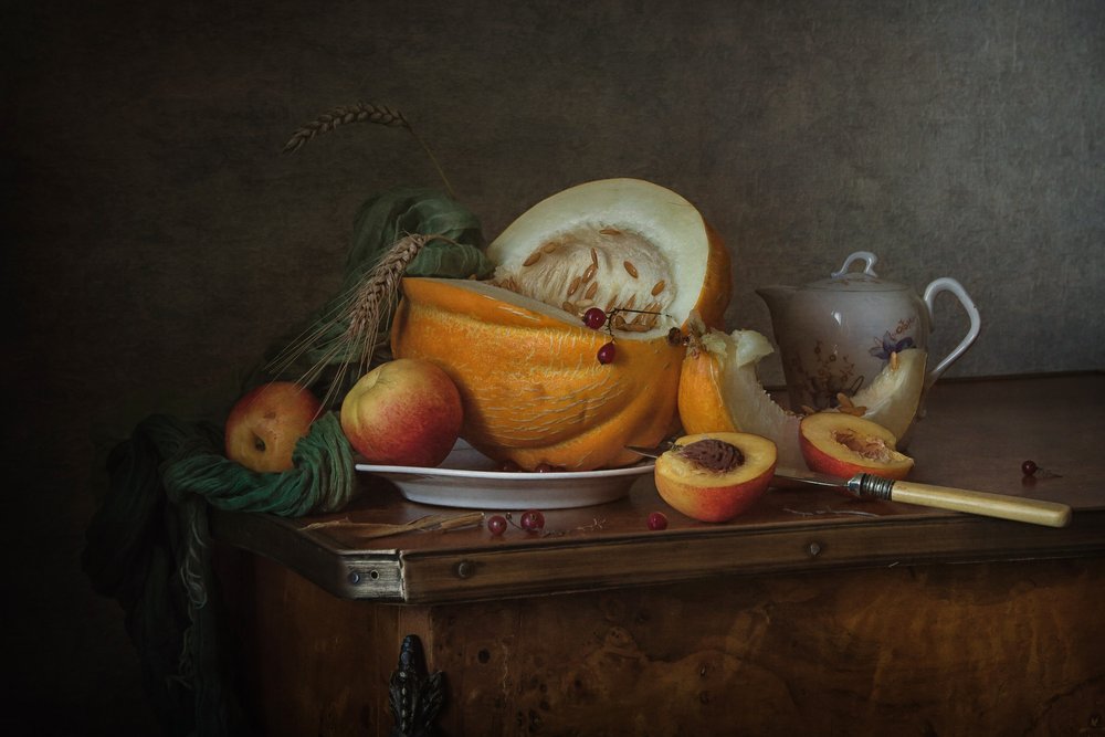 Nature morte rustique d