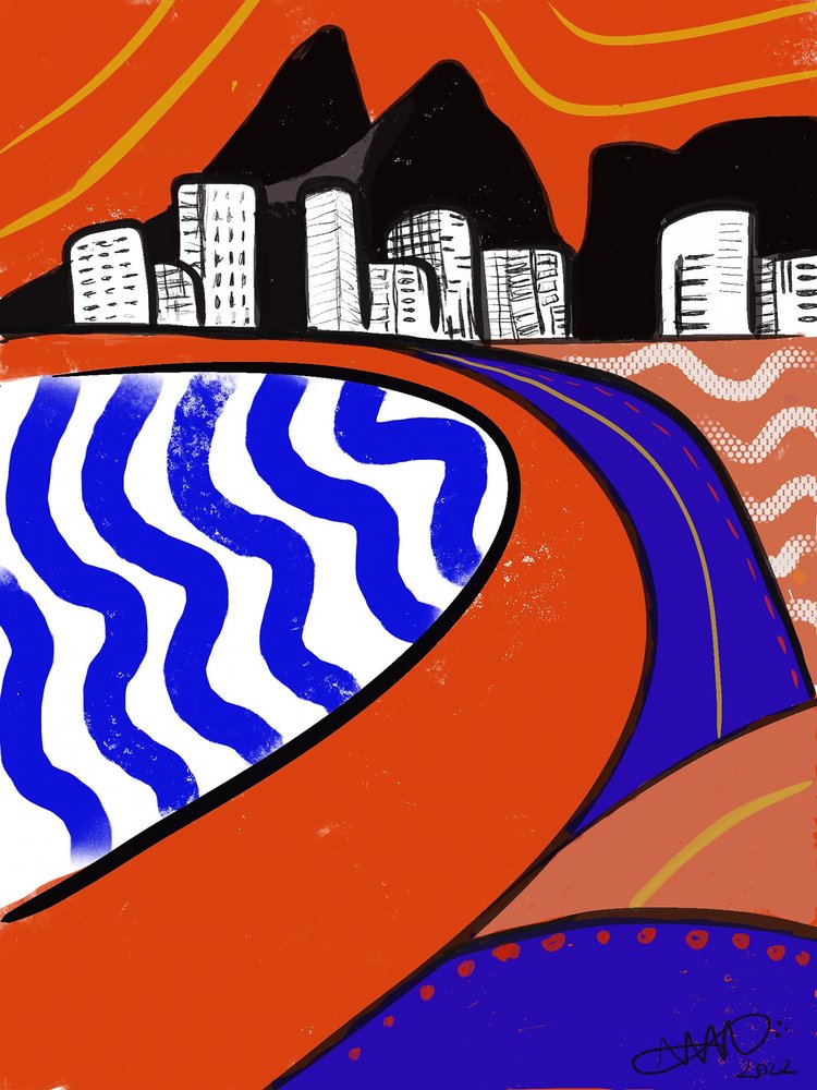 Un voyage dans une ville côtière animée - Anna Viklund