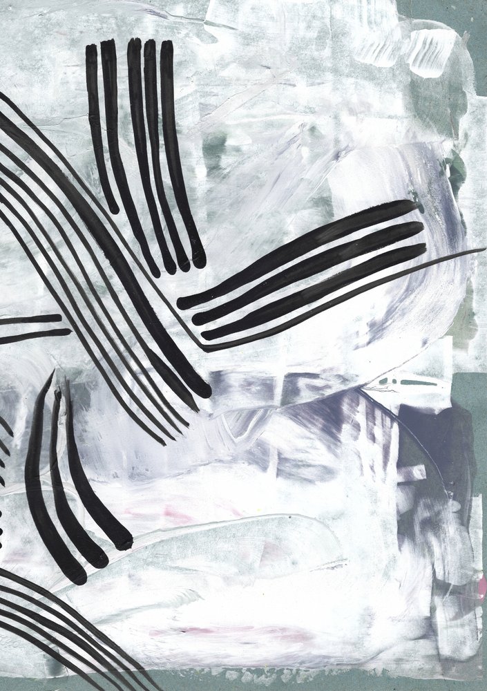 Lignes abstraites aux traits audacieux - Annick