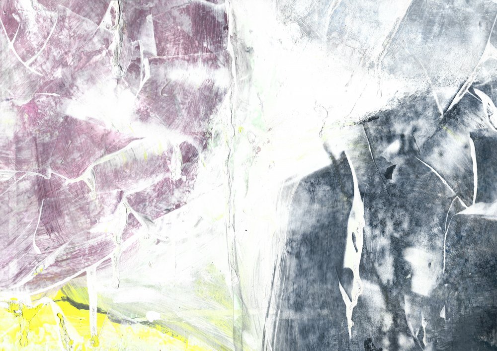 Abstrait coloré et texturé - Annick