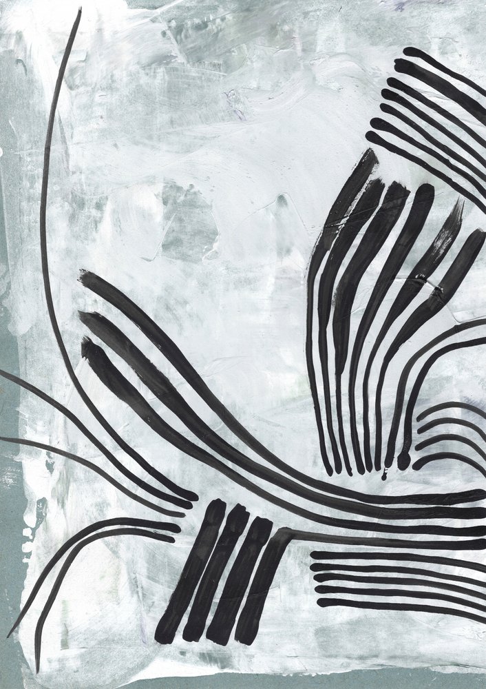 Lignes abstraites dynamiques - Annick